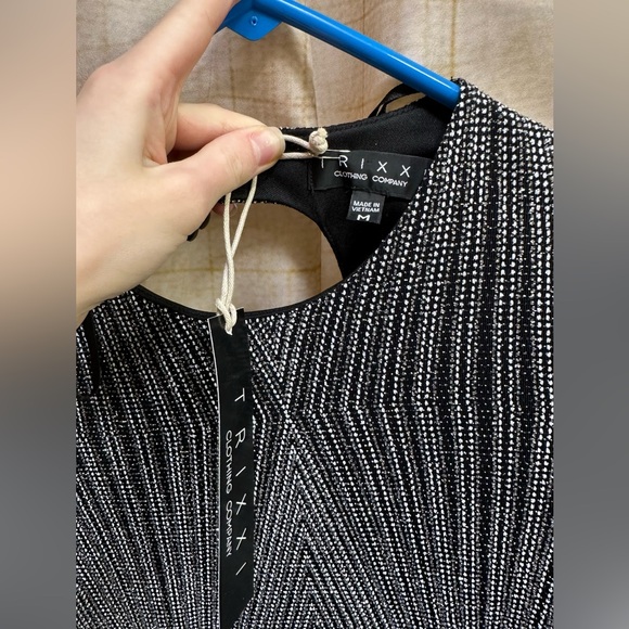 🎃Long Sleeve Glitter Cocktail Dress - Picture 5 of 6